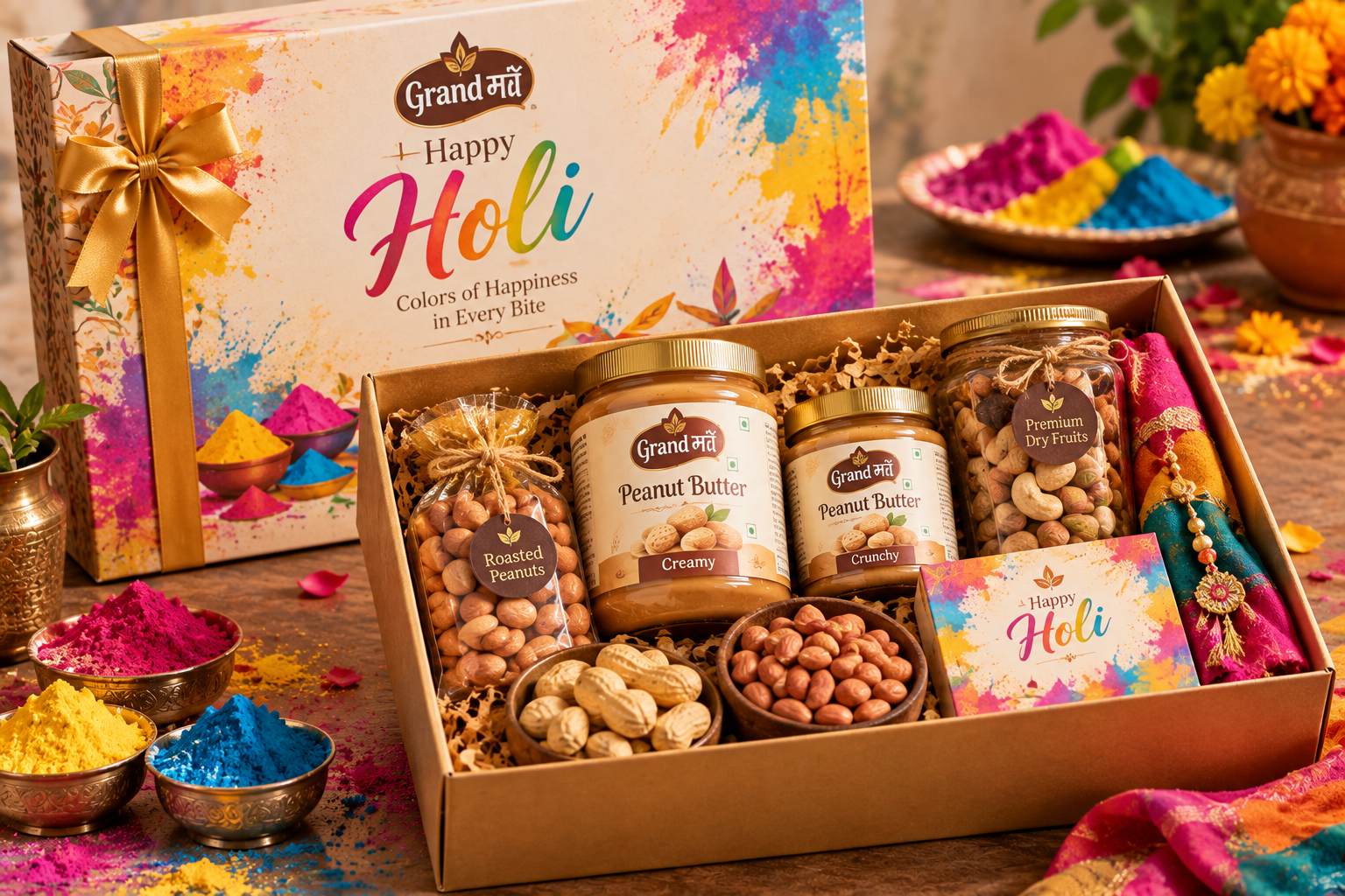 Holi Peanut Butter Hamper